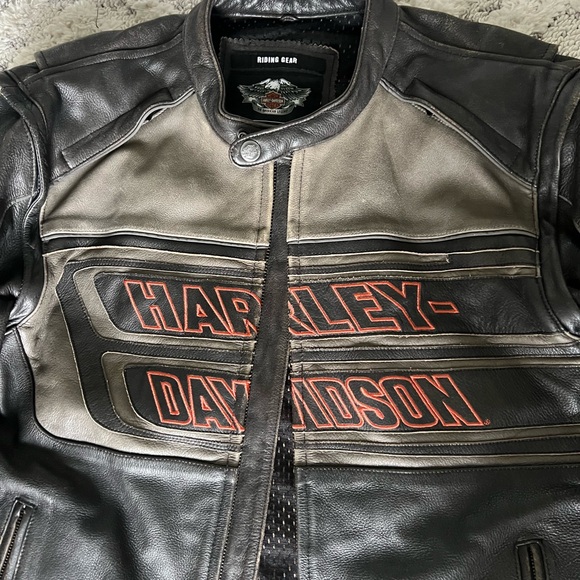 Harley-Davidson Black Leather Jacket size L - Picture 2 of 6